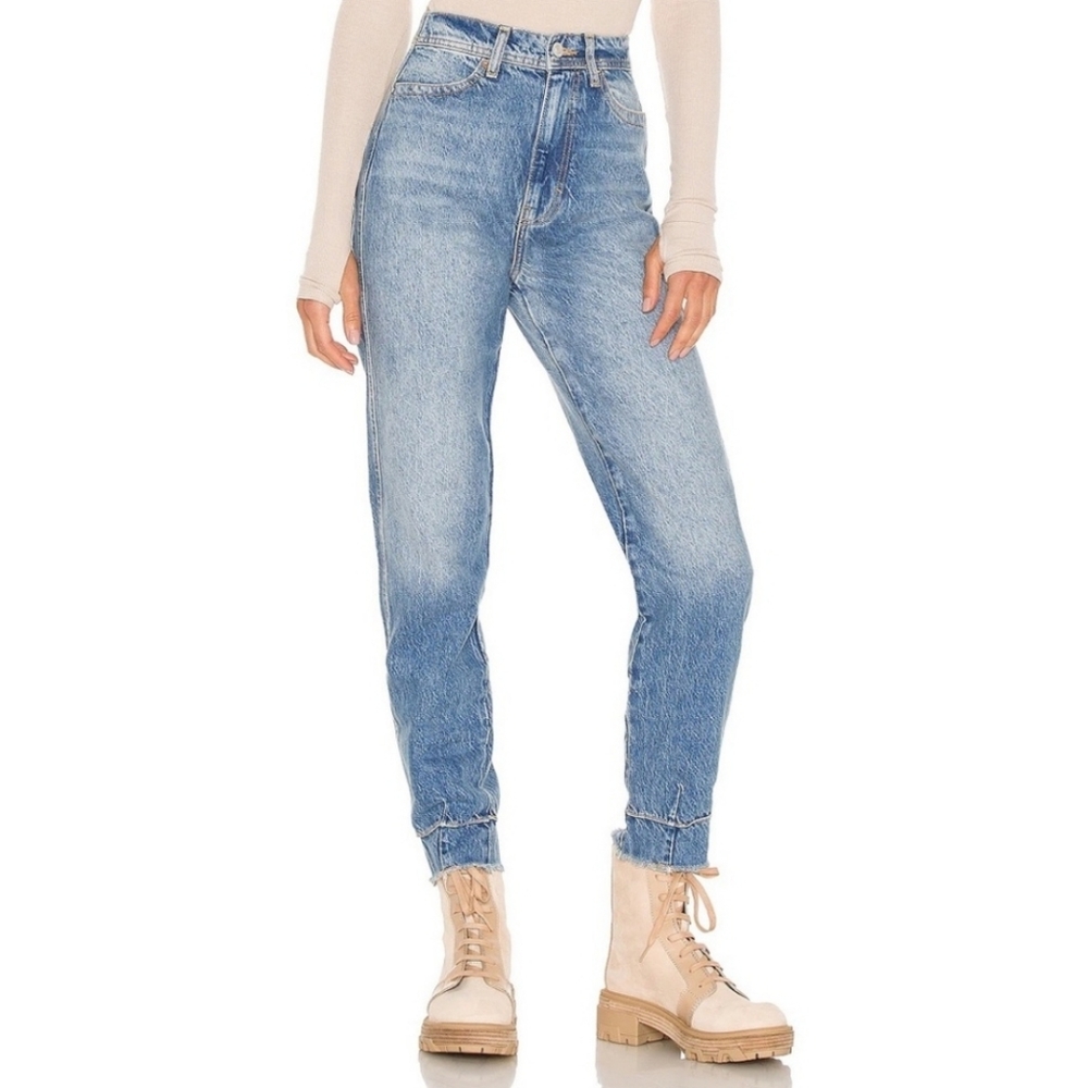 Free People Marion High Waisted Patch Back Pocket Jeans Size 26 NEW! - Picture 2 of 16